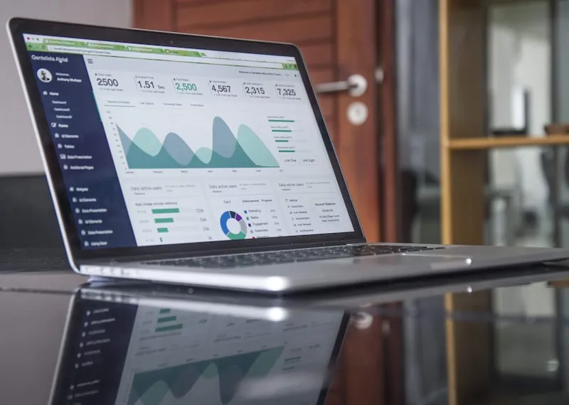 Dashboard de monitoring web et serveur, indicateurs de santé continue